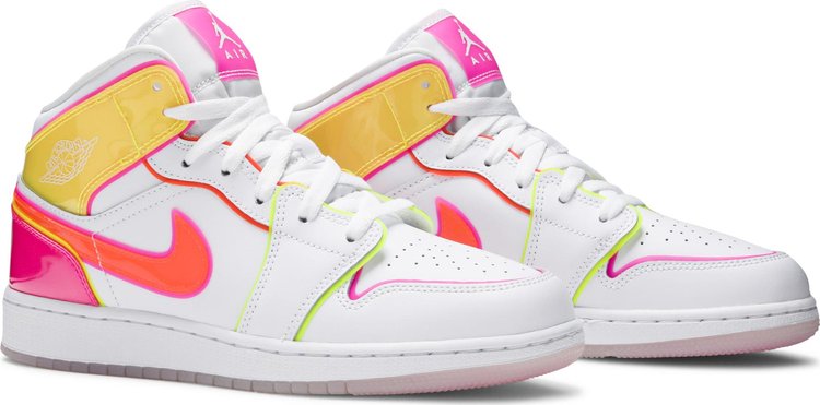 Nike Air Jordan 1 Mid SE GS 'Edge Glow'